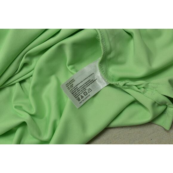 NEW Greg Norman Play Dry Men's Polo Shirt Big & Tall Size XXL Green Polyester - Picture 7 of 8